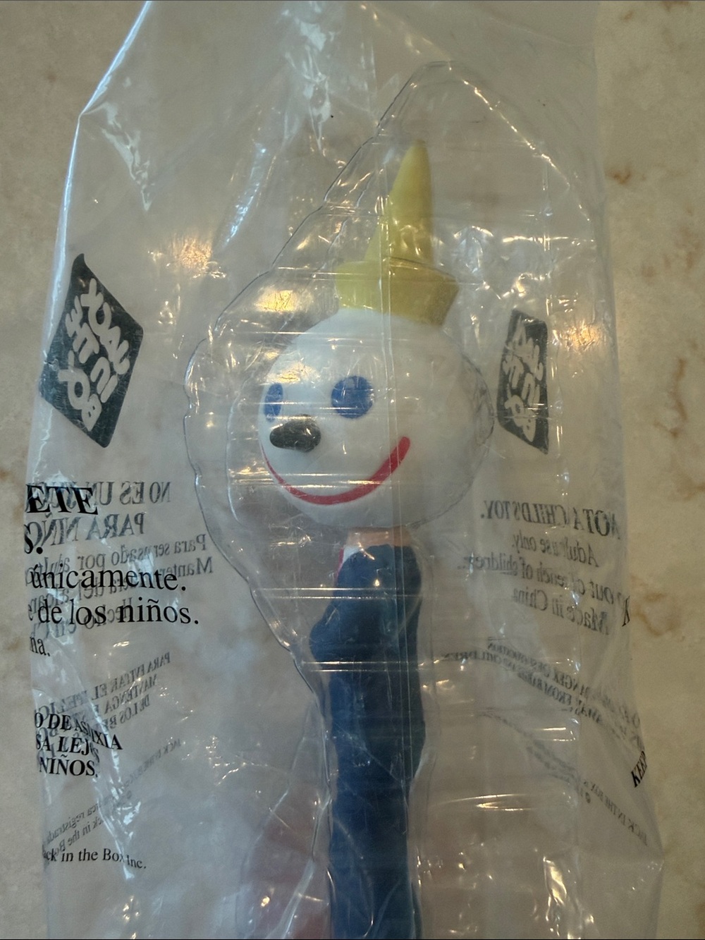Vintage 2003 Jack in the Box Bobblehead NWT